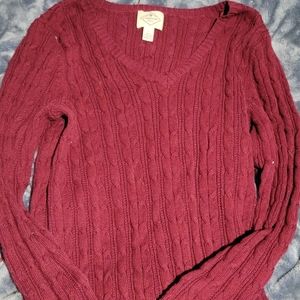 large v neck sweater